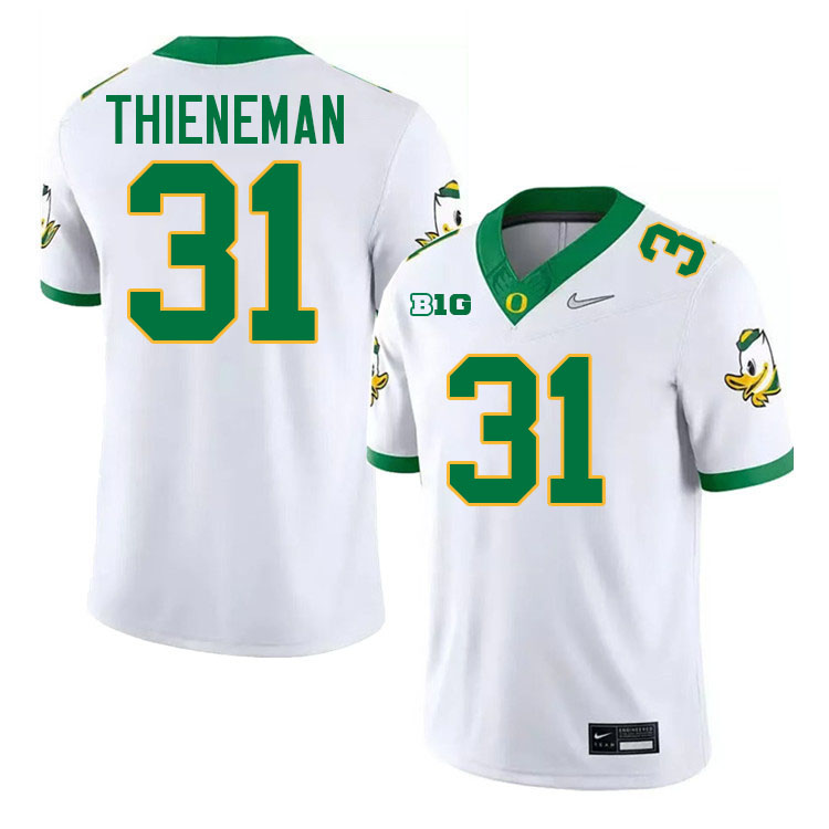 Dillon Thieneman Oregon Jersey,Oregon Ducks Football Uniforms,Jerseys Youth-White